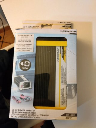 Inversor DC-AC Dunlop 300W 24V