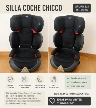 Silla Coche Chicco Grupo 2/3 (15-36kg)