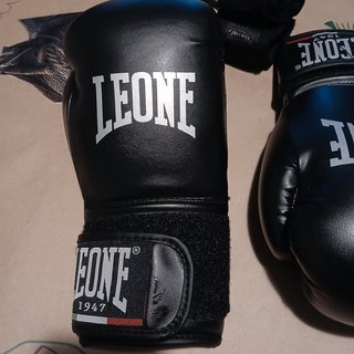 Guantes Boxeo Leone Niños Negros