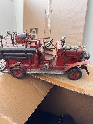 Camión Bomberos Metal Colección Hecho Mano