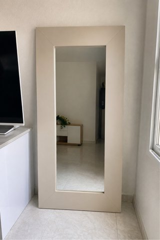 Espejo Grande Pared Madera Ikea
