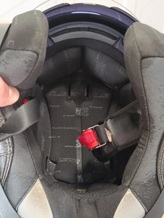 Casco Moto Modular LS2 Negro