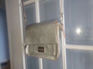 Bolso Michael Kors Dorado y Rosa