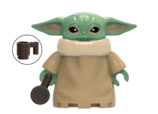 Figura Lego Star Wars Grogu compatible