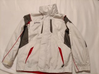 Chaqueta Columbia Roja y Blanca