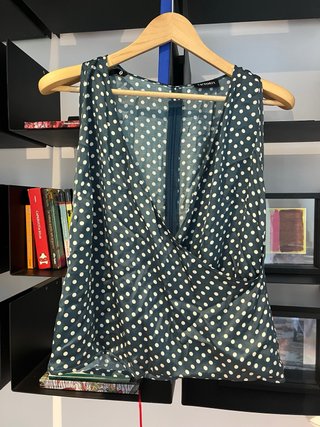 Conjunto Falda y Top Lunares Verde