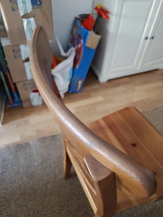 4 Sillas Madera Pino Macizo IKEA INGOLF