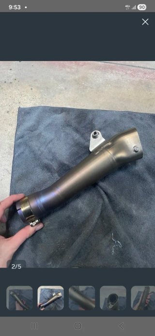 Akrapovic Megaphone Titanio