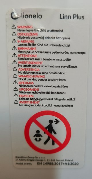 Trona Bebé Linn Plus Lionelo