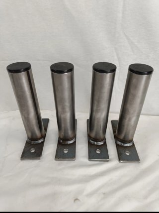 4 Soportes pared para discos Olimpicos Bumper
