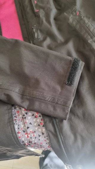 Chubasquero Quechua Talla M Negro