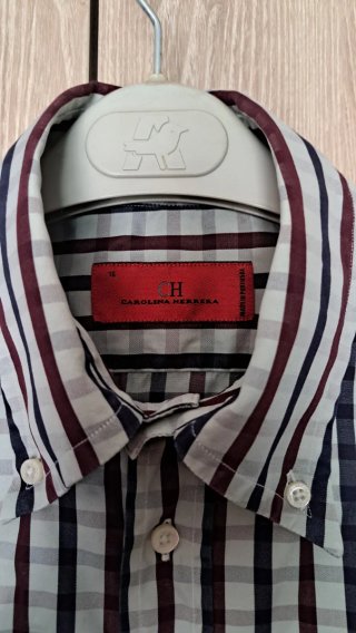 Camisa de cuadros hombre