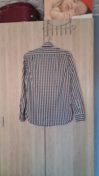 Camisa de cuadros hombre