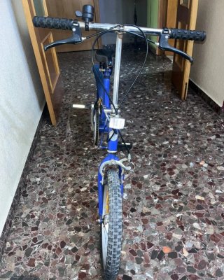 Bicicleta Plegable Azul
