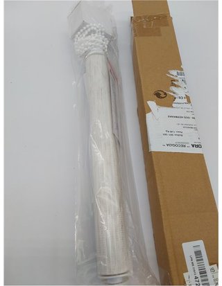 Blindecor Indus SENZA UTENSILI | Tenda a Rullo Senza Foratura a Doppio Strato | Colore Lino 35 x 130 cm (larghezza x altezza) | Dimensioni