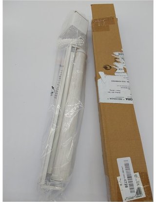 Blindecor Indus SENZA UTENSILI | Tenda a Rullo Senza Foratura a Doppio Strato | Colore Lino 35 x 130 cm (larghezza x altezza) | Dimensioni