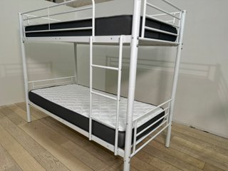 Litera metálica blanca