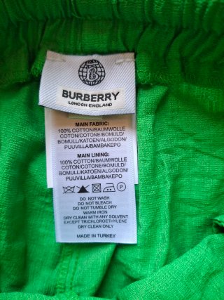 Conjunto Burberry Mujer Talla S Verde Nuevo