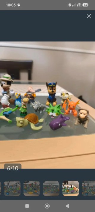 Lote figuras PVC