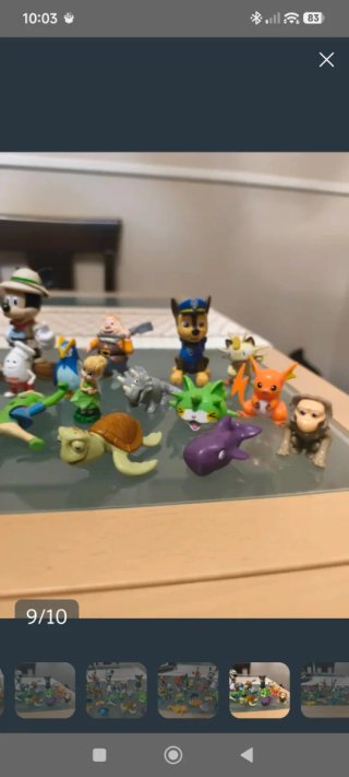 Lote figuras PVC