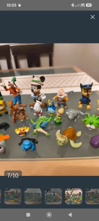 Lote figuras PVC