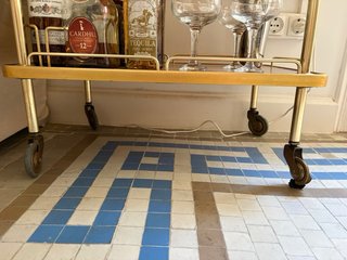 Carrito de bar vintage