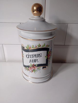 Tarro Farmacia Citrus Aur.