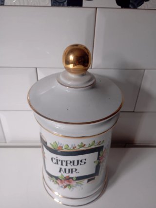 Tarro Farmacia Citrus Aur.