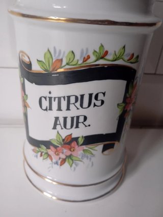 Tarro Farmacia Citrus Aur.