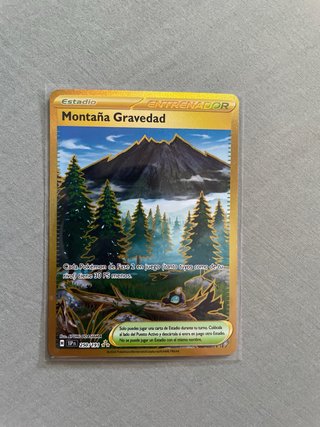Cartas Pokémon: Montaña Gravedad y Mirtilo