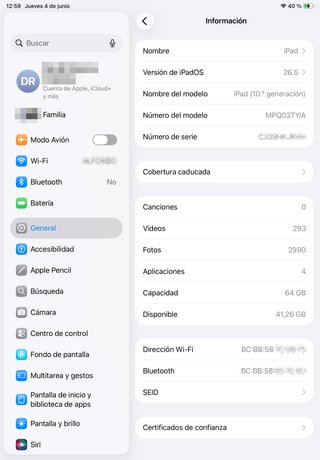 Pack iPad 10ª Gen 64GB Plata A2696