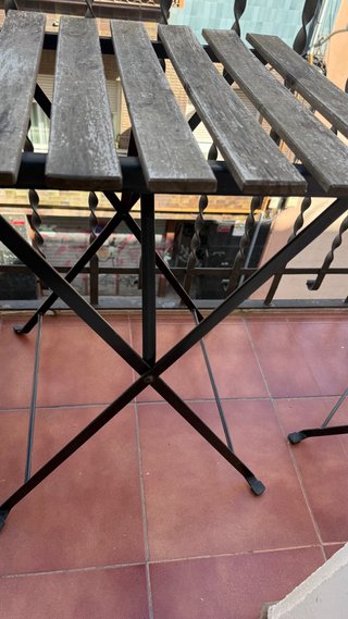 Mesa y Silla Balcón Ikea