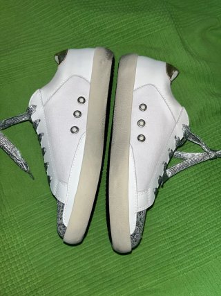 Golden Goose Superstar Plata y Blanco