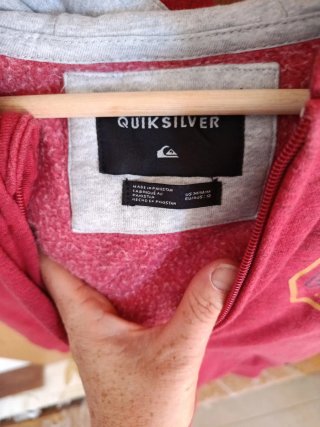 Chaqueta Quiksilver Talla 12 Roja