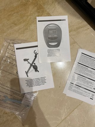 Bicicleta Estática Tecnovita Plegable