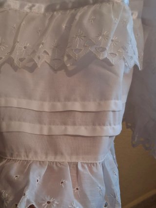 Enaguas de batista traje regional.Nuevas