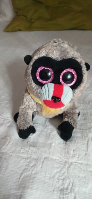2 Peluches Ty : Mono y Perro