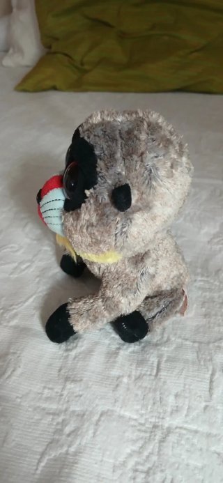 2 Peluches Ty : Mono y Perro