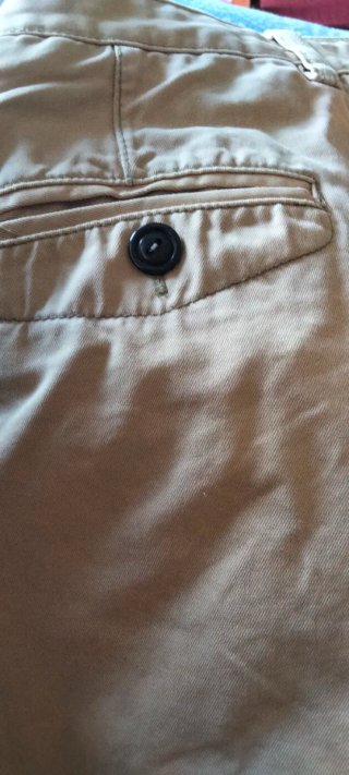 Pantalones cortos chinos beige