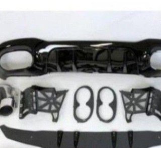 Difusor Trasero Mercedes V177 AMG Look A45 4 Puert