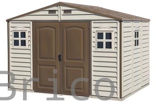 Caseta PVC Woodside 239x324x233 cm - Duramax
