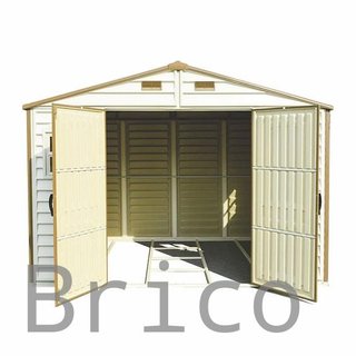 Caseta PVC Woodside 239x324x233 cm - Duramax