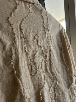 Chaqueta Zara Caballero Beige