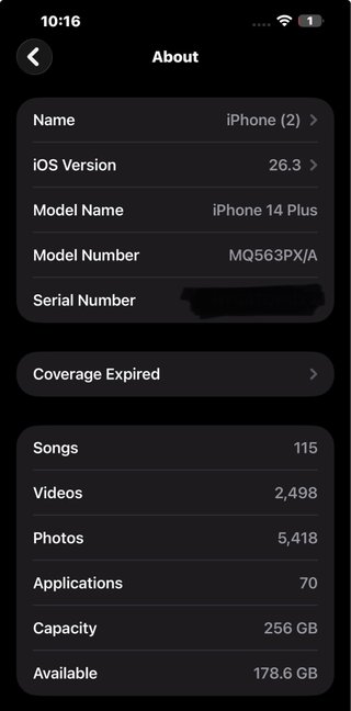 iPhone 14 Plus 256GB Rosa