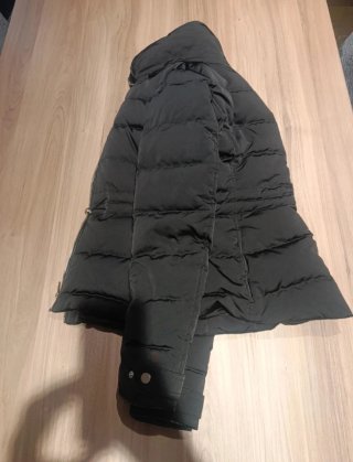 Abrigo Zara Negro Mujer
