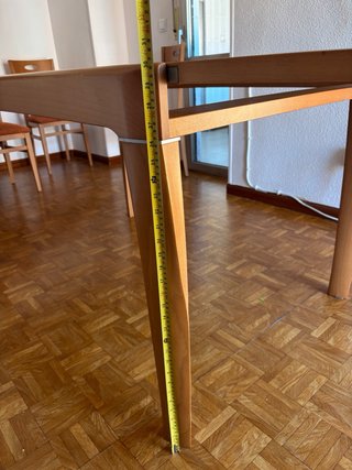 Mesa comedor madera con 4 sillas