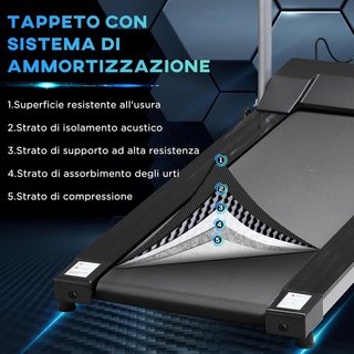 Cinta de Correr Eléctrica Plegable, Cinta de Correr Eléctrica Portátil 1.25HP Con Pantalla LCD, Velocidad 1-10 Km/H, Ruedas, Entrenamiento para Casa, Oficina, Gimnasio, Negro y Gris