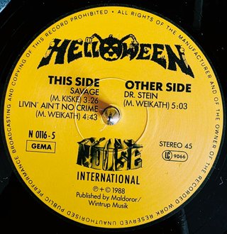 Helloween – Dr. Stein – 12" – 1988