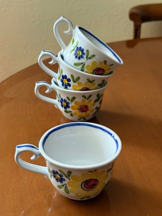 Juego café artesanal portugués
