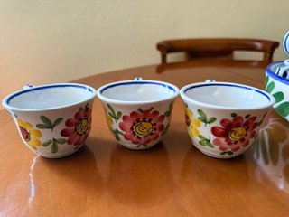 Juego café artesanal portugués